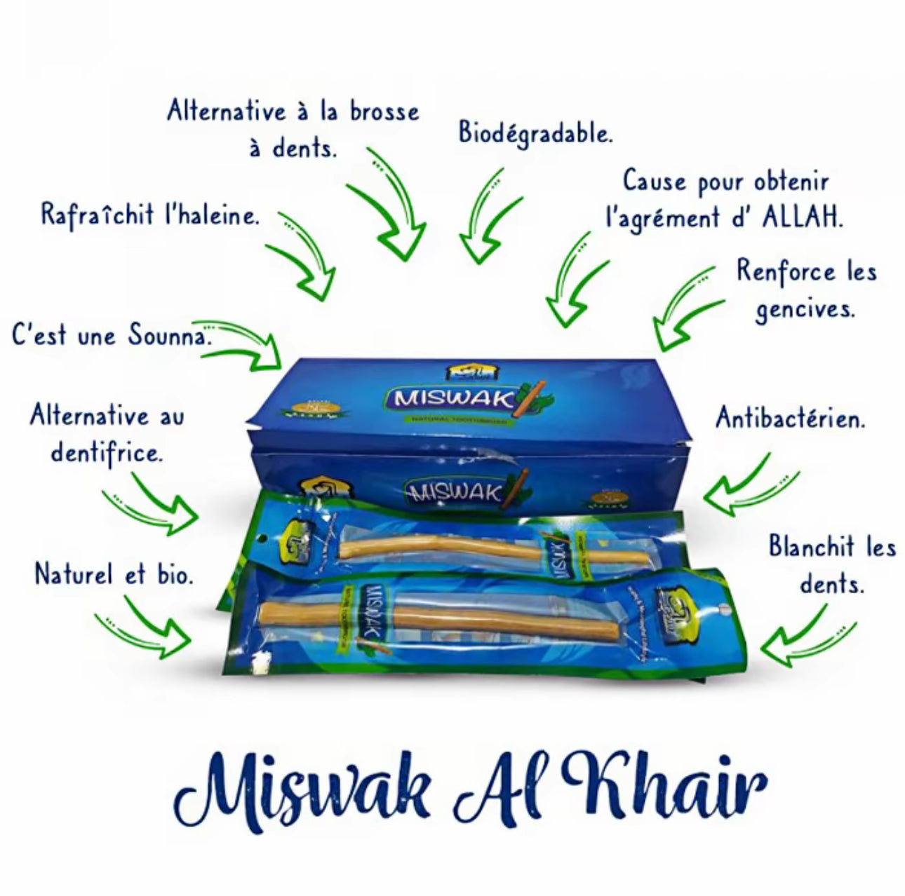 Pack 3 siwak al khair