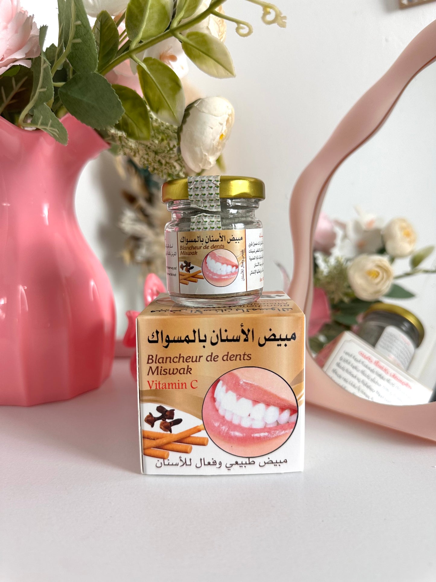 Poudre de Blanchiment Miswak - Éclat et Soin Dentaire Naturel